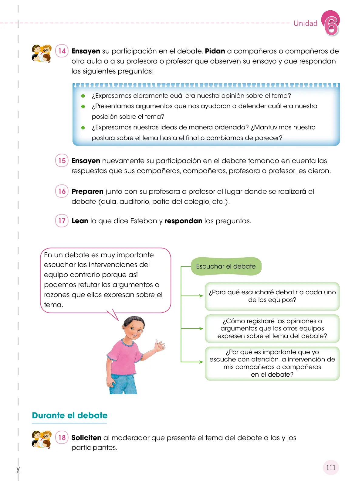 Miniatura página 112 de Comunicación 6 : cuaderno de trabajo para sexto grado de Educación Primaria 2019 · 2019
