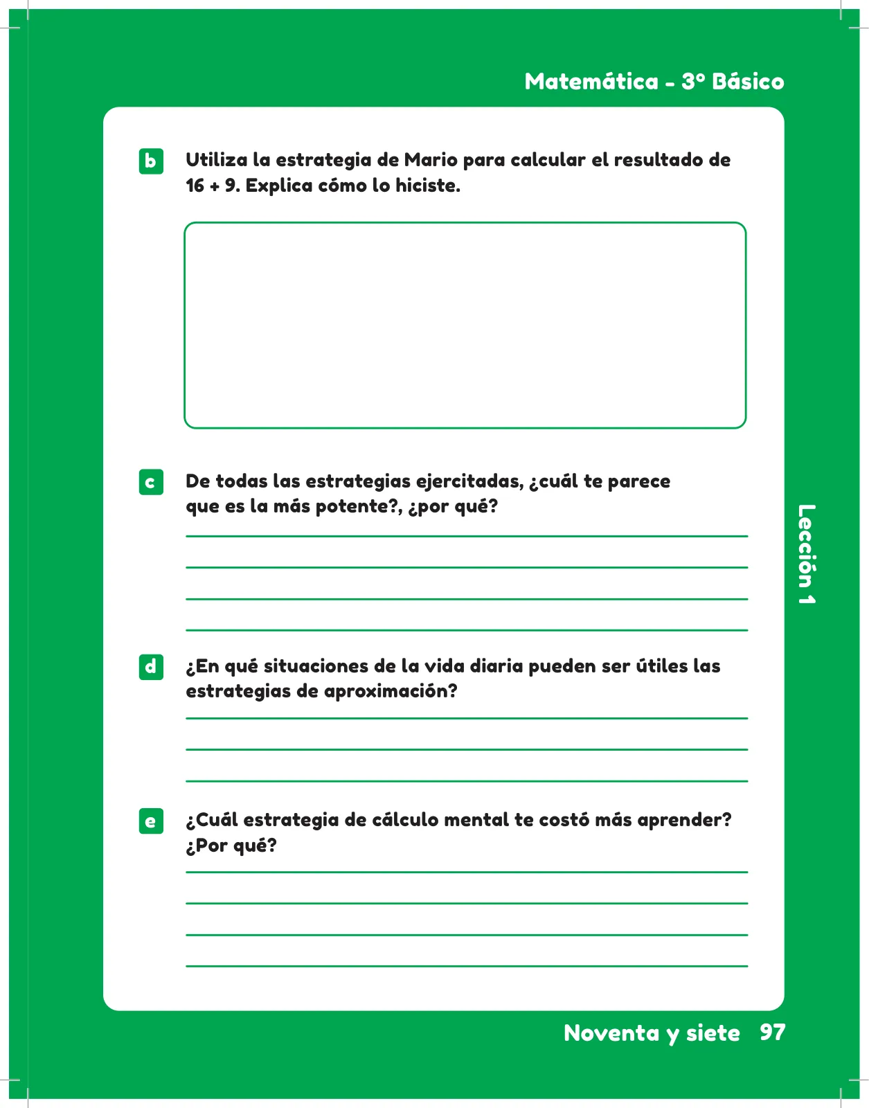 Página 99 de Sumo Primero – Tercero Básico | Texto del Estudiante MINEDUC – Descargar PDF · 2024