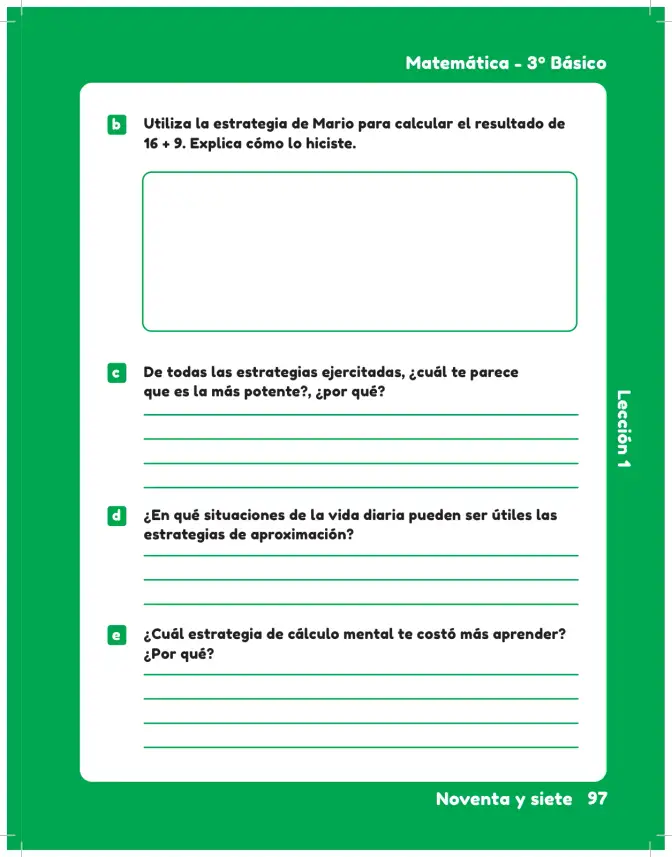 Página 99 de Sumo Primero – Tercero Básico | Texto del Estudiante MINEDUC – Descargar PDF · 2024