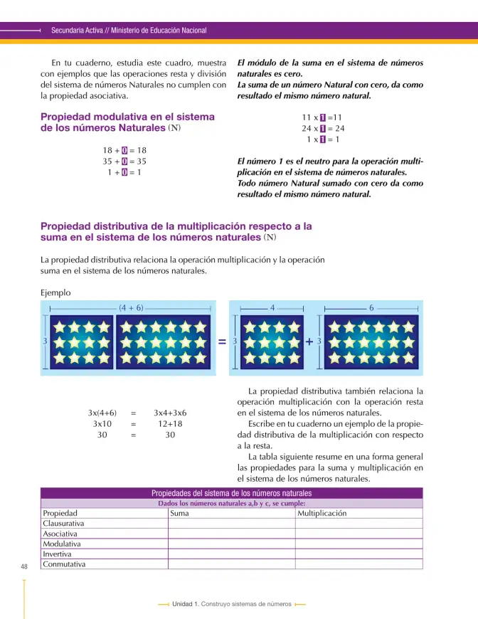 Página 48 de Matematica 6° · Secundaria Activa