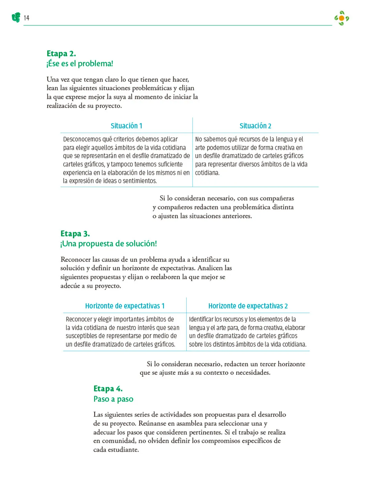 Página 15 de Colección Nanahuatzin. Nuestro libro de Proyectos. Tomo II. Libro de Educación Telesecundaria Grado 3° Ciclo Escolar 2025 - 2026