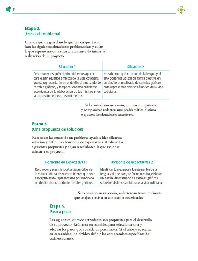 Página 15 de Colección Nanahuatzin. Nuestro libro de Proyectos. Tomo II. Libro de Educación Telesecundaria Grado 3° Ciclo Escolar 2025 - 2026