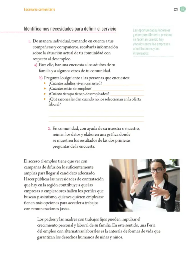 Página 324 de Proyectos Comunitarios. Libro de Educación Primaria Grado 5° Ciclo Escolar 2025 - 2026