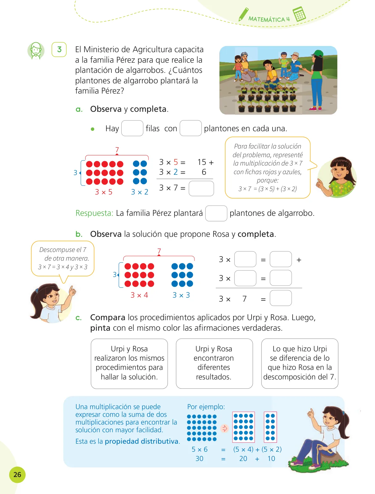 Página 28 de Cuadernillo de Matemática 4, cuarto grado de Primaria · 2023