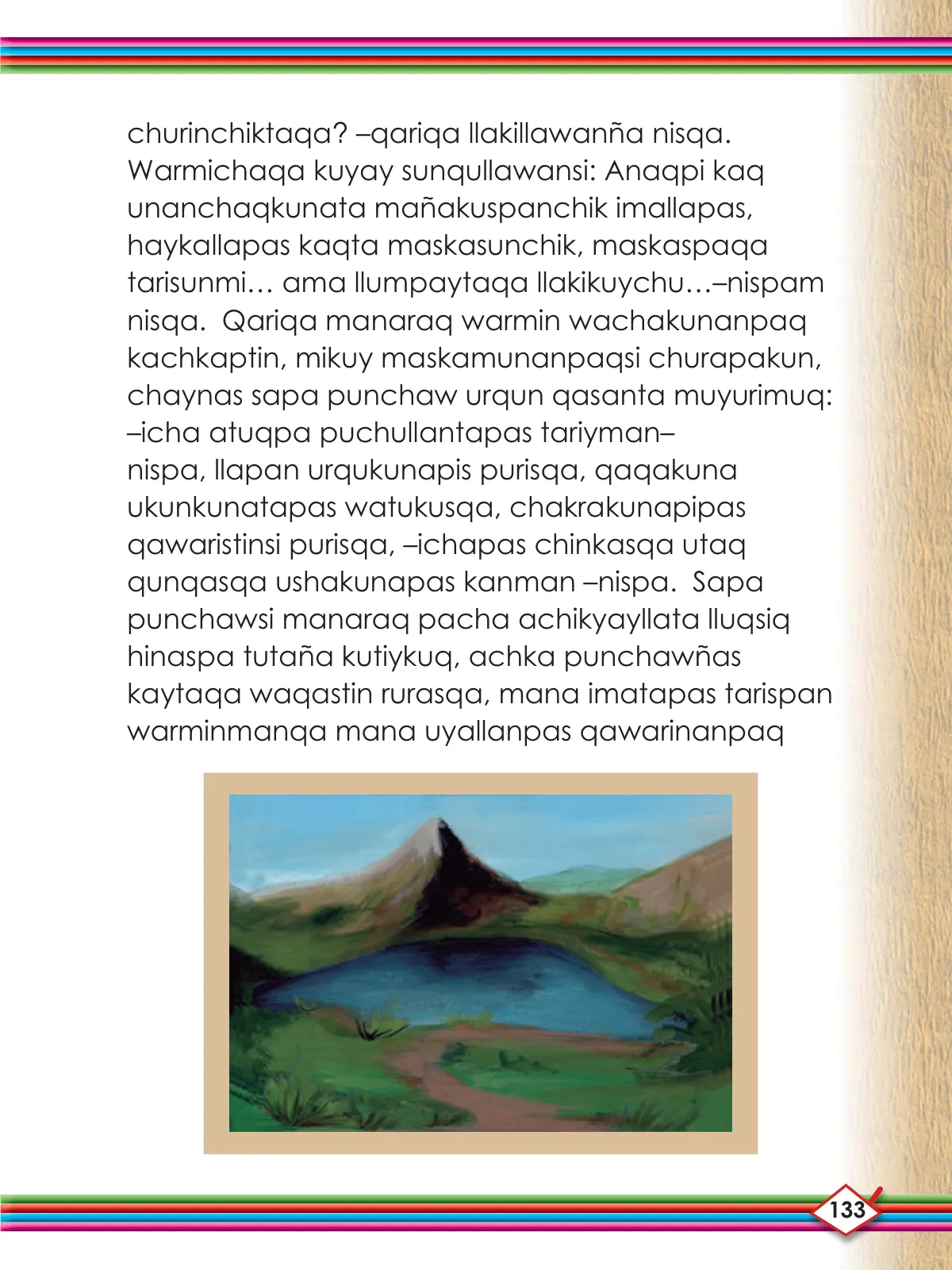 Miniatura página 135 de Willakuykuna maytu - Chanka Literatura 1 - 1° Secundaria - Quechua chanka · 2023
