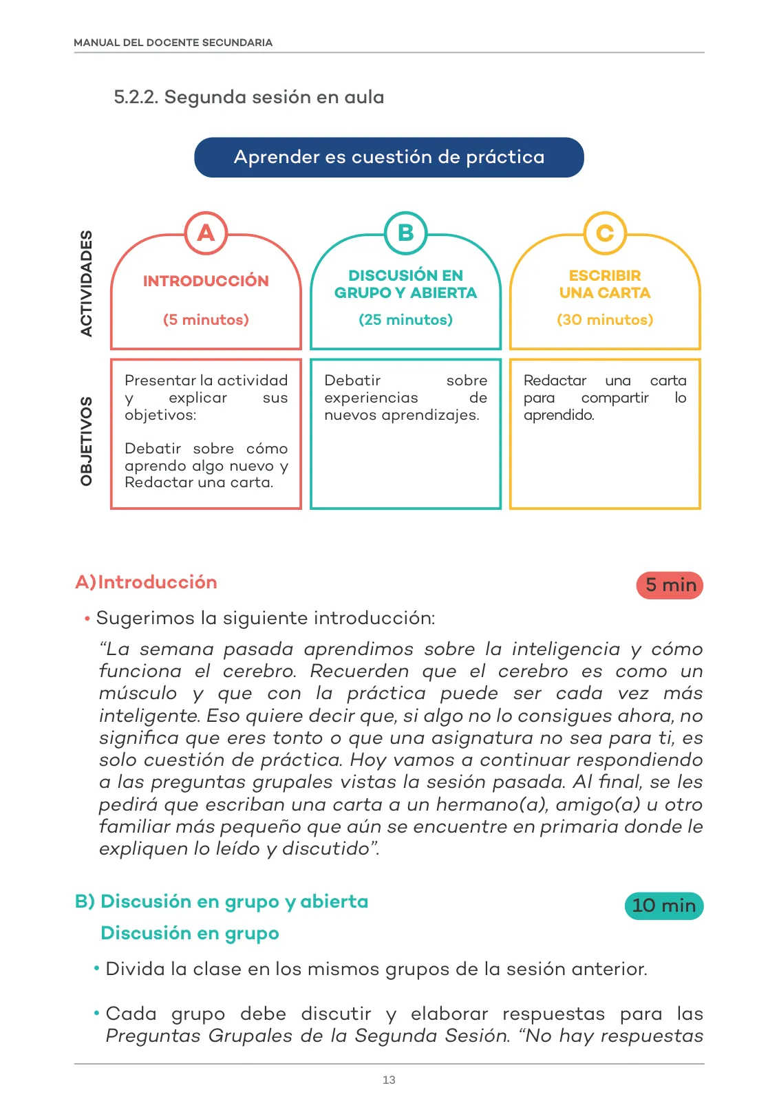 Miniatura página 15 de ¡Expande tu mente! Manual del docente Secundaria · 2025