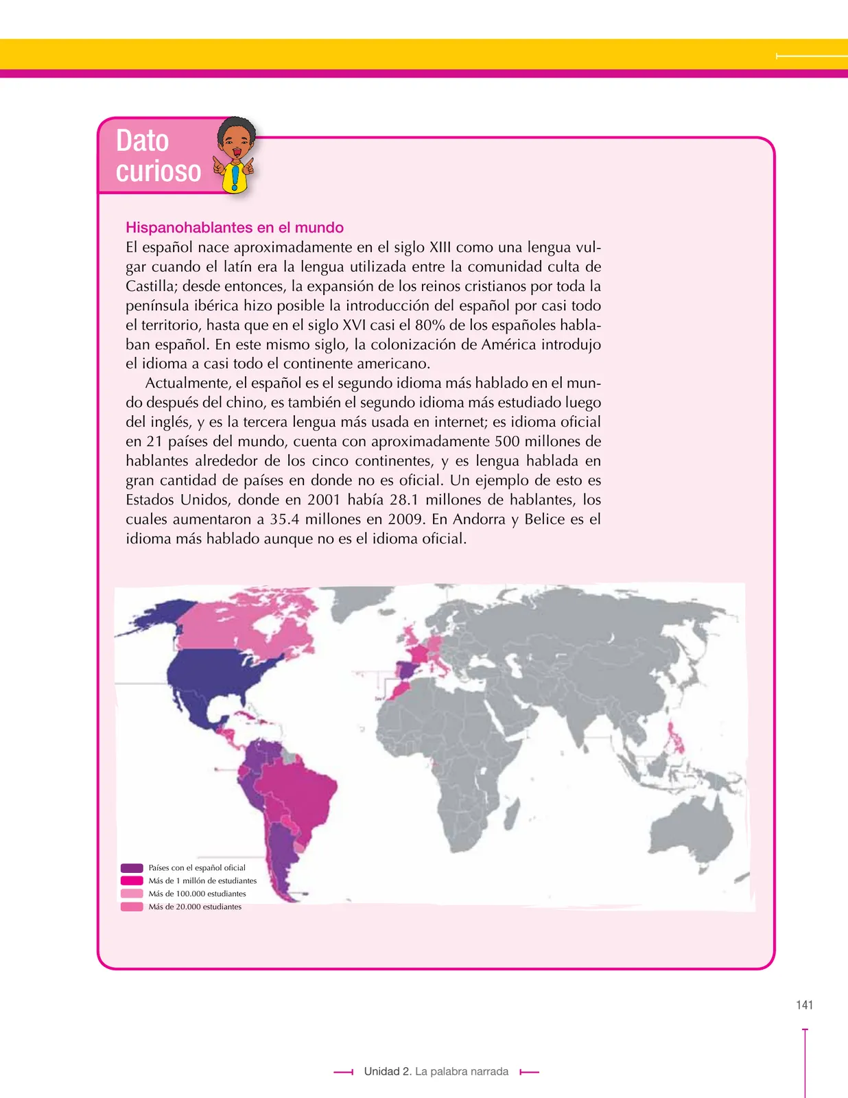 Página 141 de Lenguaje 8° · Secundaria Activa