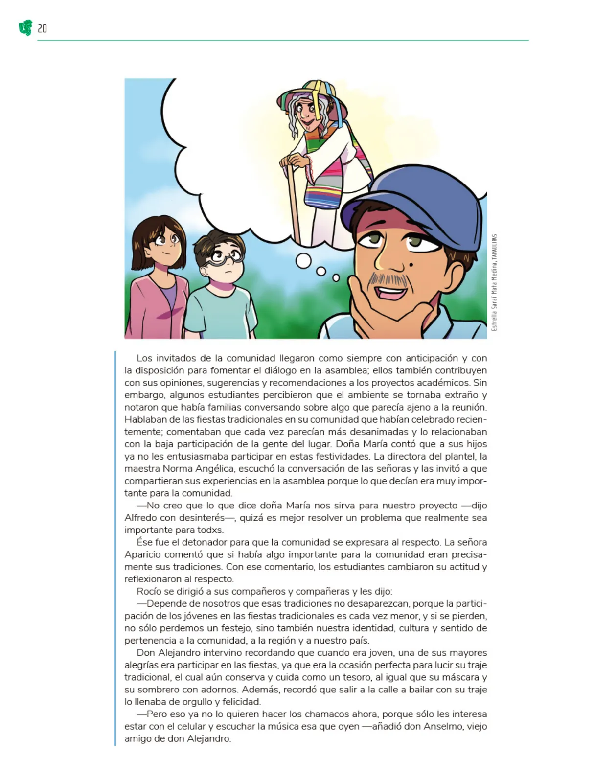Página 21 de Colección Nanahuatzin. Nuestro libro de Proyectos. Tomo I. Libro de Educación Telesecundaria Grado 3° Ciclo Escolar 2025 - 2026