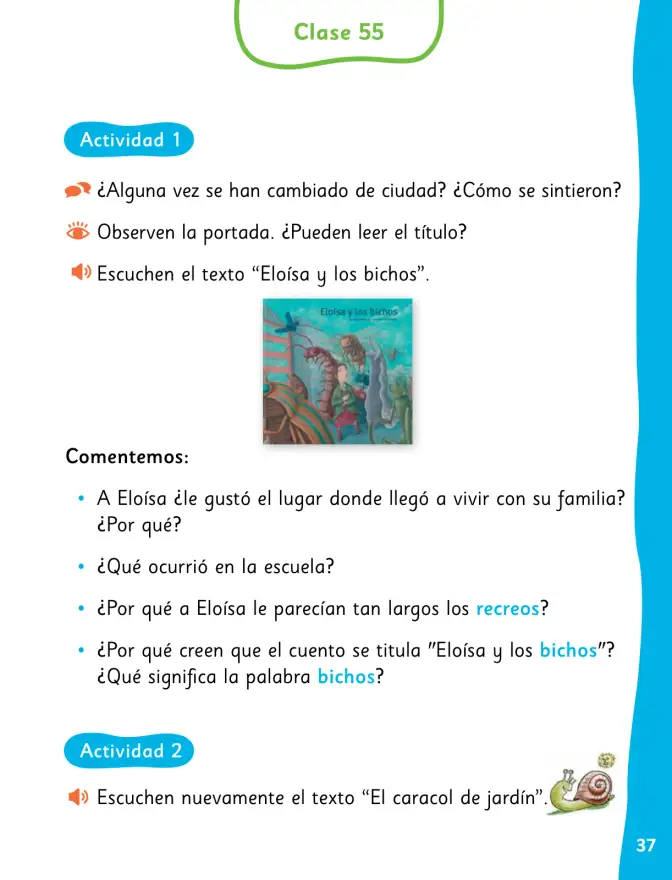 Página 40 de Lenguaje y Comunicación – Primero Básico | Texto del Estudiante MINEDUC – Descargar PDF · 2024
