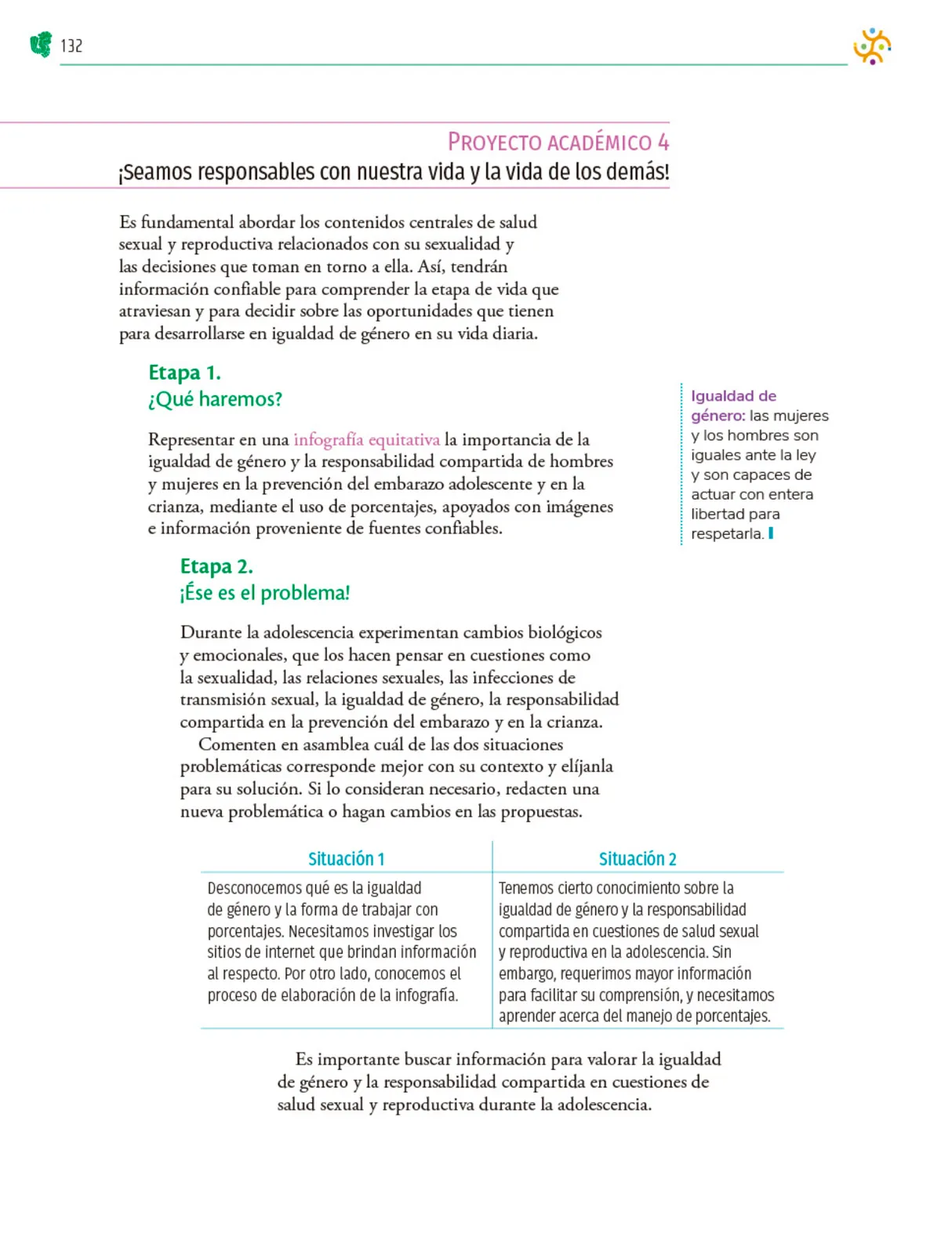 Miniatura página 133 de Colección Ximhai. Nuestro libro de Proyectos. Tomo I.   Libro de Educación Telesecundaria Grado 1°  Ciclo Escolar 2025 - 2026
