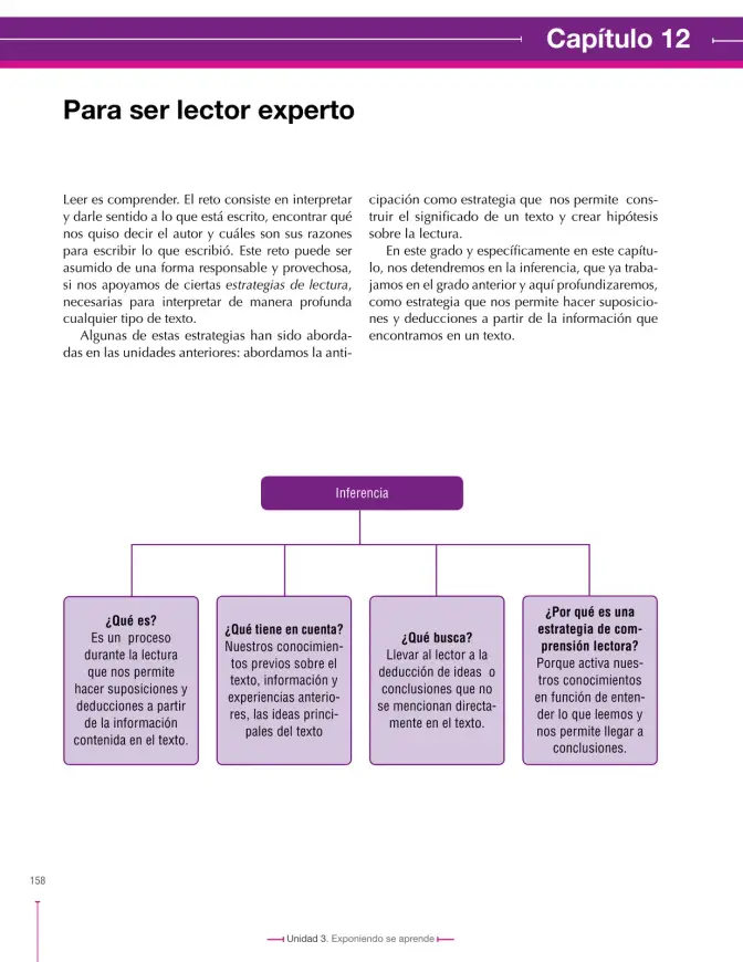 Página 158 de Lenguaje 8° · Secundaria Activa