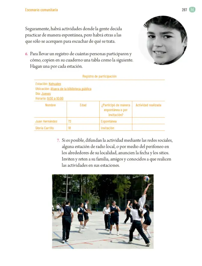 Página 290 de Proyectos Comunitarios. Libro de Educación Primaria Grado 5° Ciclo Escolar 2025 - 2026