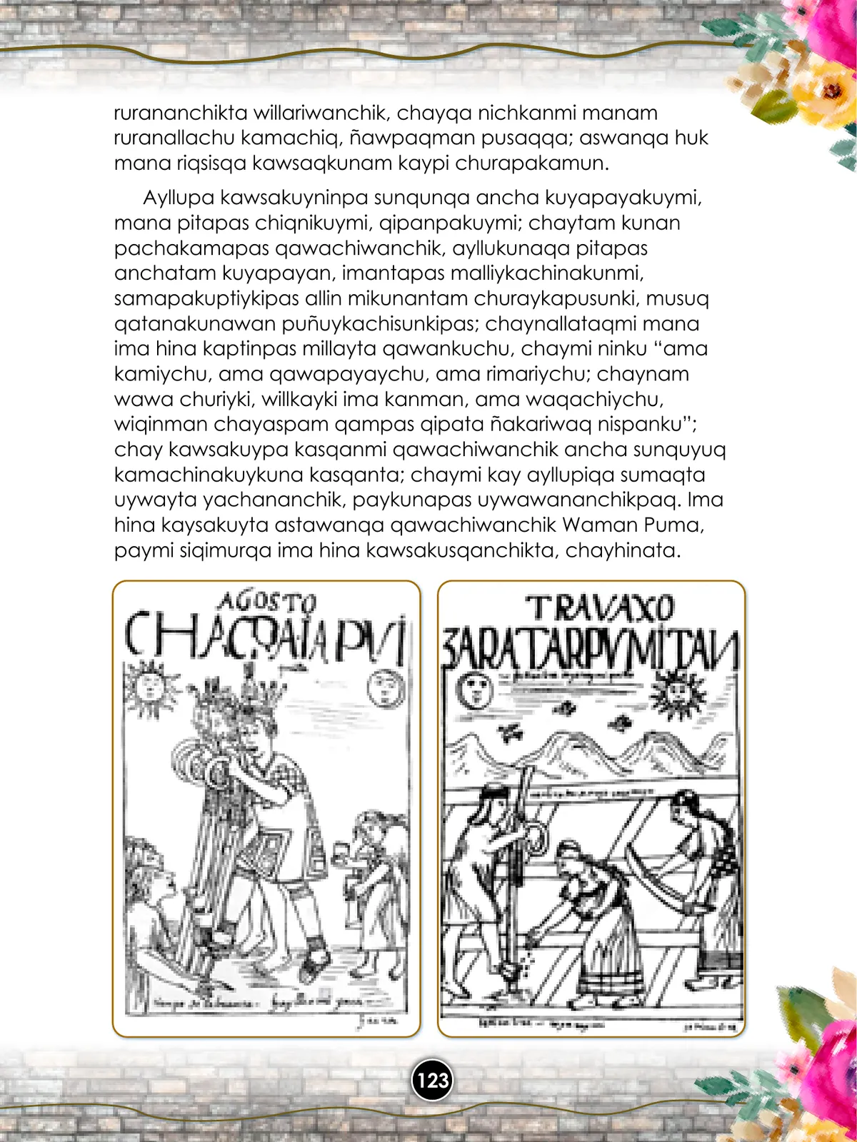Miniatura página 125 de Llaqtanchikpa kawsayninkuna - Chanka : saberes de los pueblos - Comunicación y Ciencia y Tecnología quechua, variante Chanca · 2021