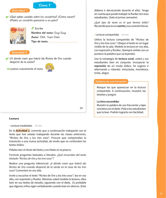Página 42 de Lenguaje y Comunicación – Segundo Básico – Texto del Estudiante MINEDUC – Descargar PDF · 2024