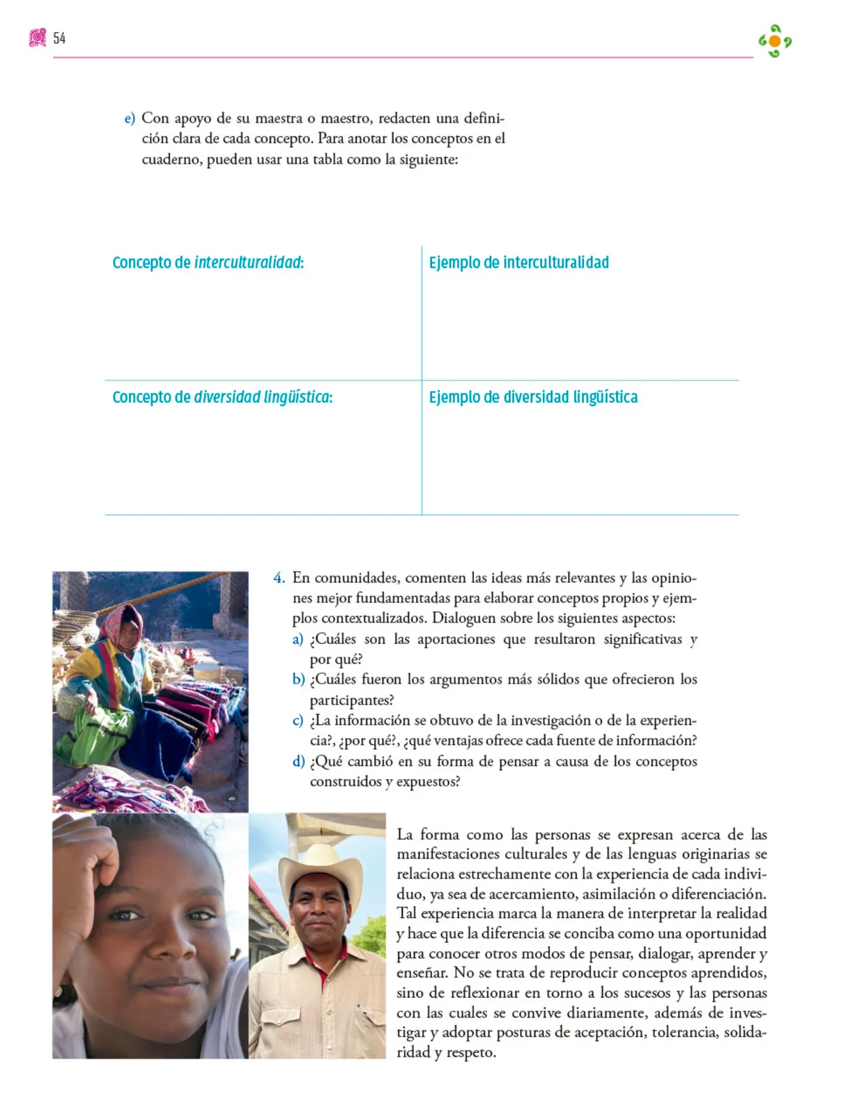 Miniatura página 55 de Colección Nanahuatzin. Nuestro libro de proyectos.   Libro de Educación Secundaria Grado 3°  Ciclo Escolar 2025 - 2026