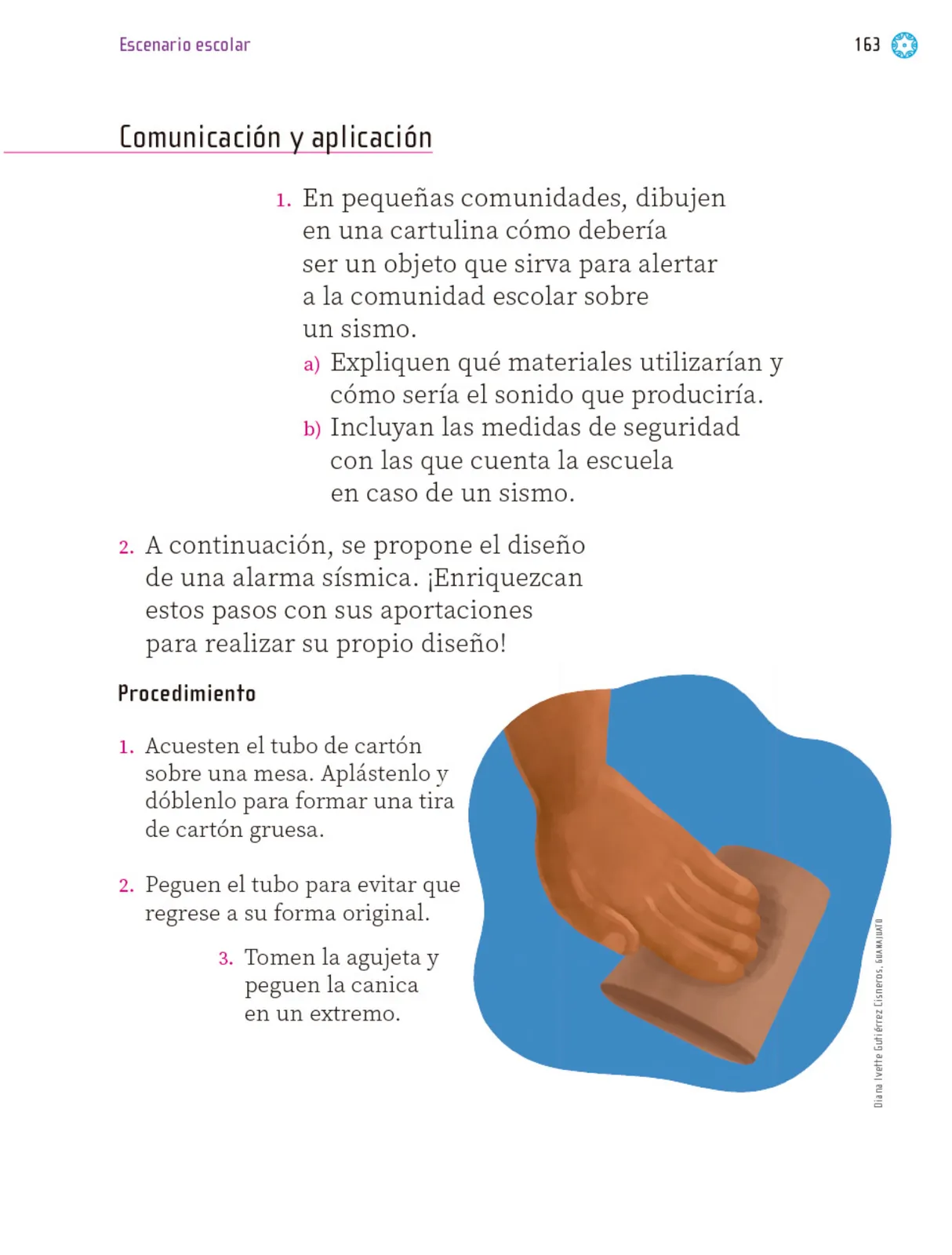 Miniatura página 164 de Proyectos Escolares.   Libro de Educación Primaria Grado 1°  Ciclo Escolar 2025 - 2026