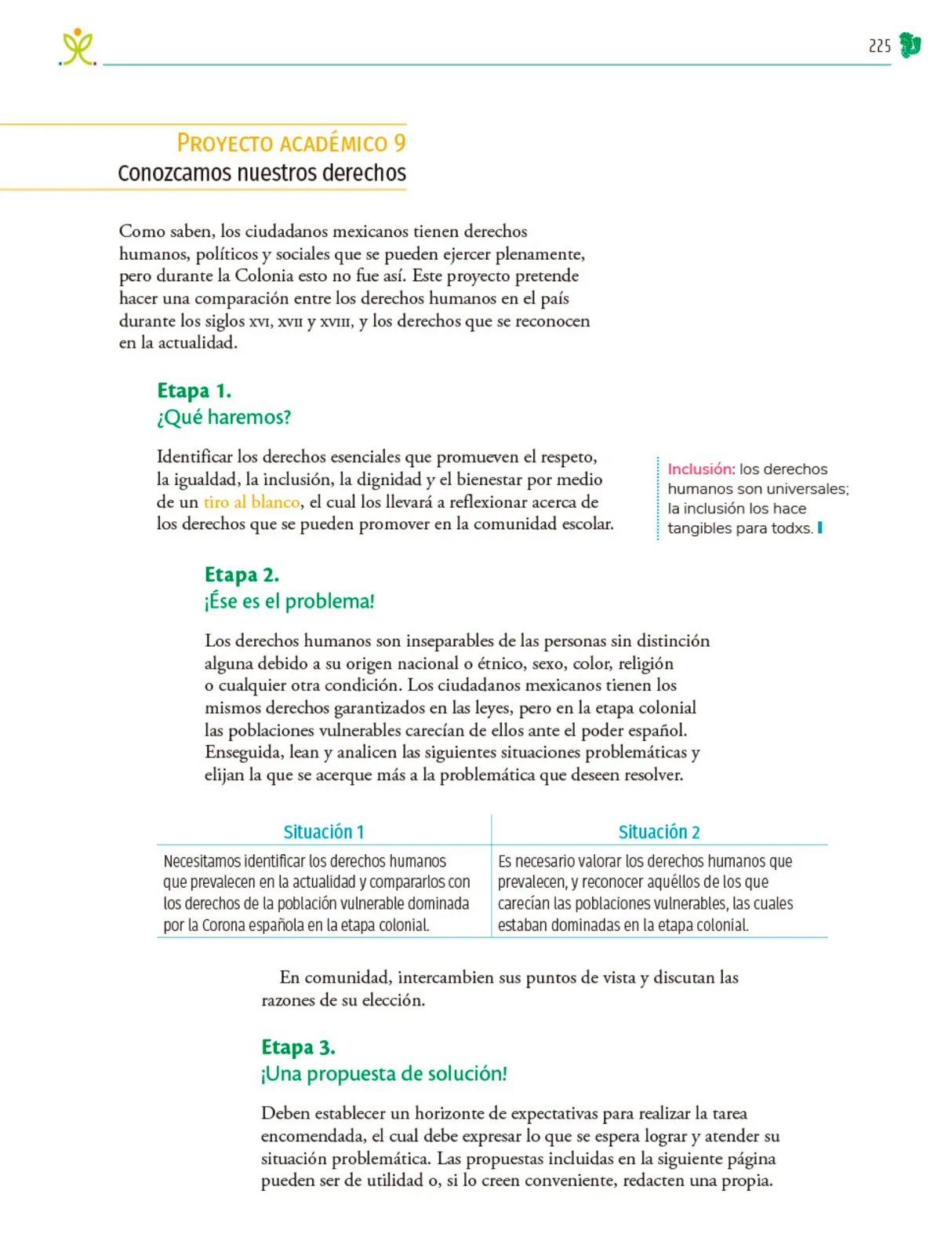 Miniatura página 226 de Colección Sk´asolil. Nuestro libro de Proyectos. Tomo I.    Libro de Educación Telesecundaria Grado 2°  Ciclo Escolar 2025 - 2026