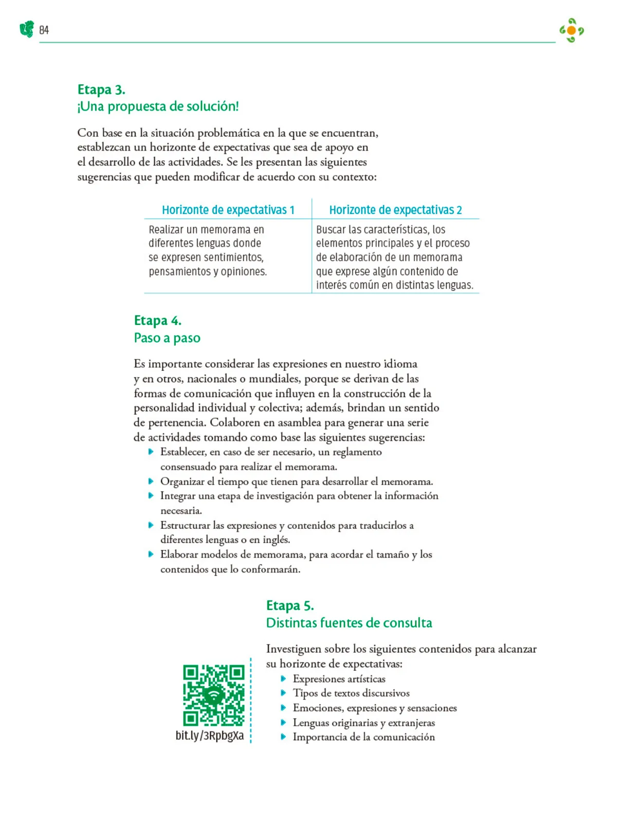 Página 85 de Colección Ximhai. Nuestro libro de Proyectos. Tomo II. Libro de Educación Telesecundaria Grado 1° Ciclo Escolar 2025 - 2026