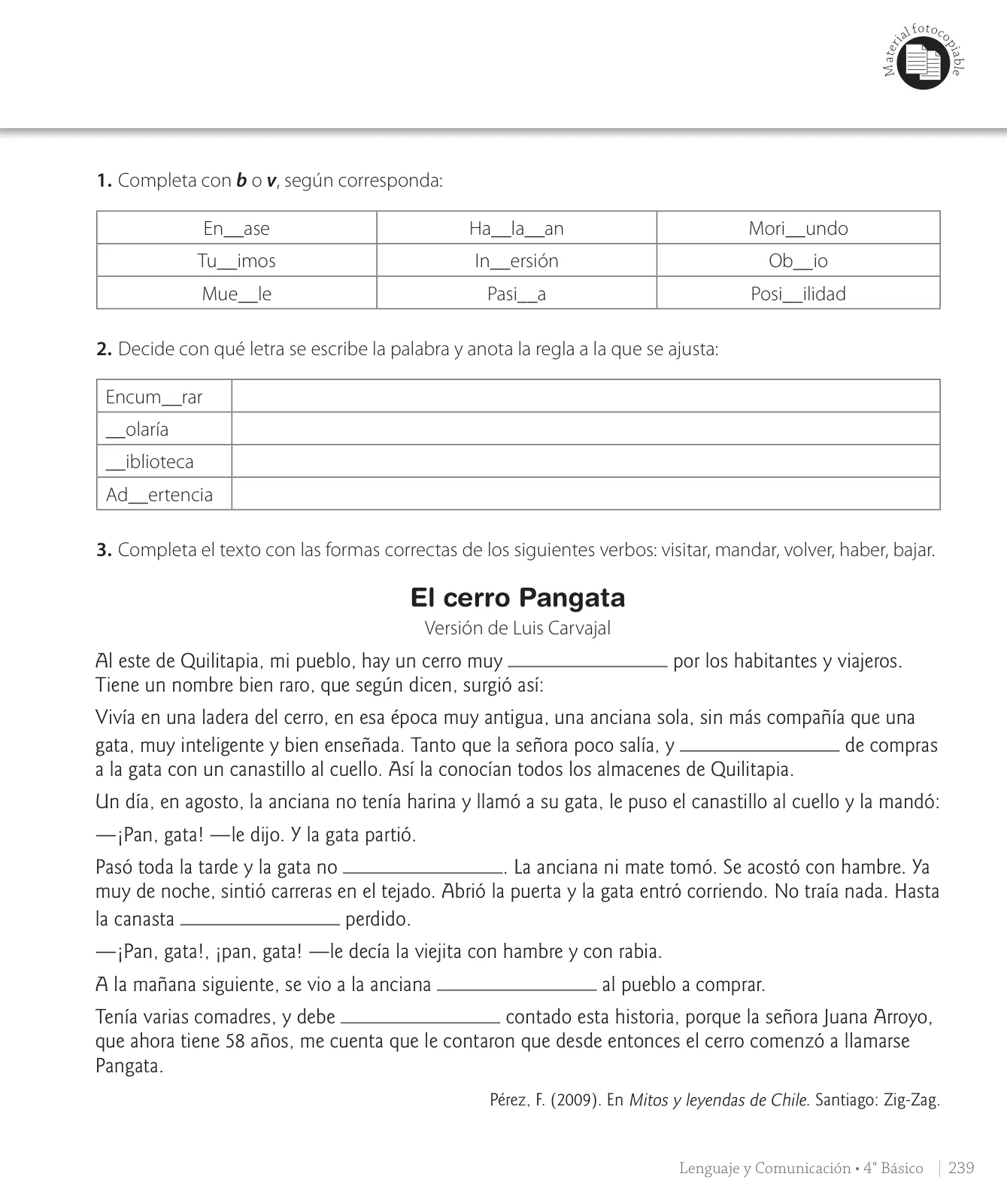 Página 65 de Lenguaje y Comunicación – Cuarto Básico | Texto del Estudiante MINEDUC – Descargar PDF · 2024