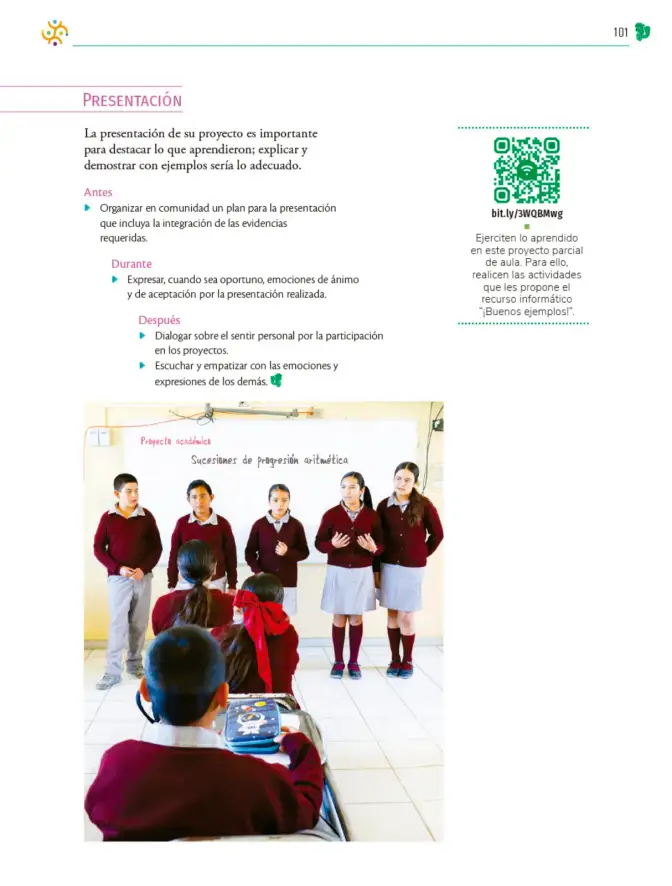Página 102 de Colección Ximhai. Nuestro libro de Proyectos. Tomo III. Libro de Educación Telesecundaria Grado 1° Ciclo Escolar 2025 - 2026