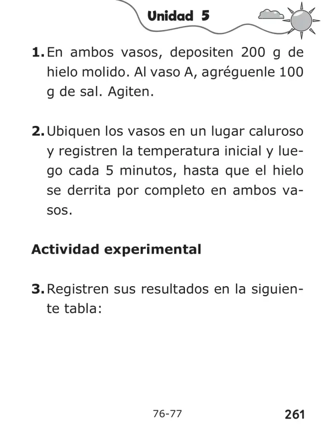 Página 261 de Libro de Ciencias Naturales – Quinto Básico | Texto del Estudiante MINEDUC – Descargar PDF · 2024