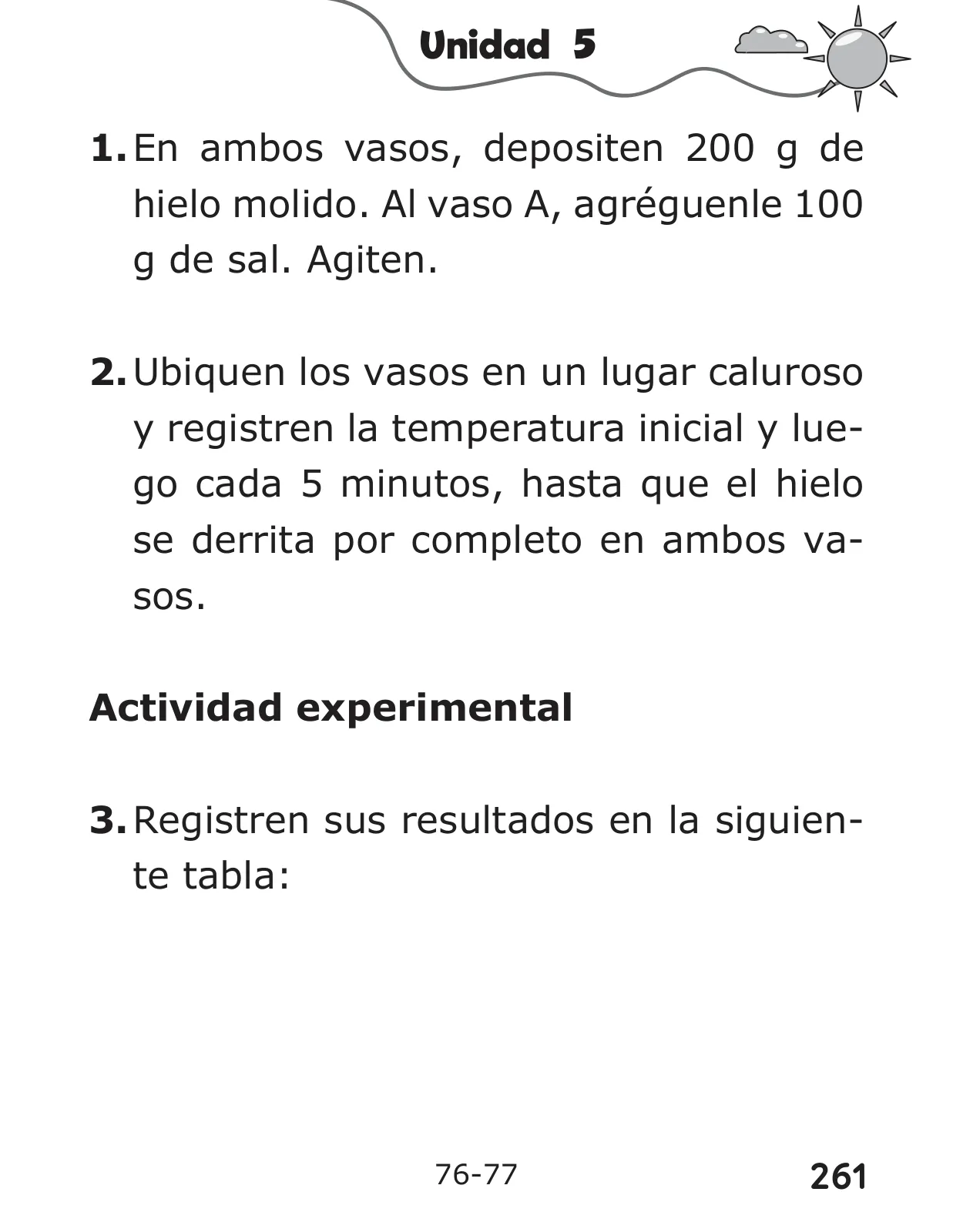 Miniatura página 261 de Libro de Ciencias Naturales – Quinto Básico | Texto del Estudiante MINEDUC – Descargar PDF · 2024
