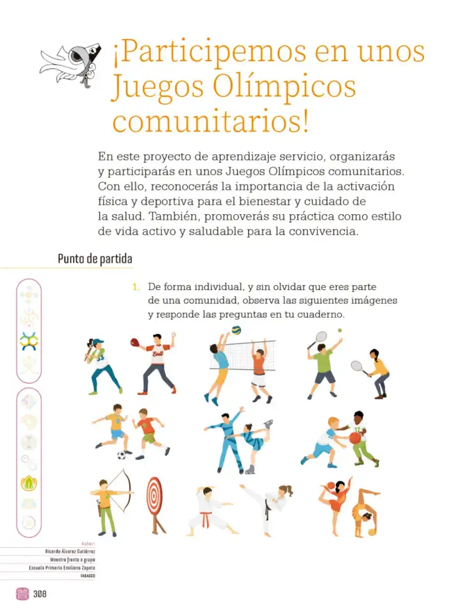 Página 311 de Proyectos Comunitarios. Libro de Educación Primaria Grado 3° Ciclo Escolar 2025 - 2026