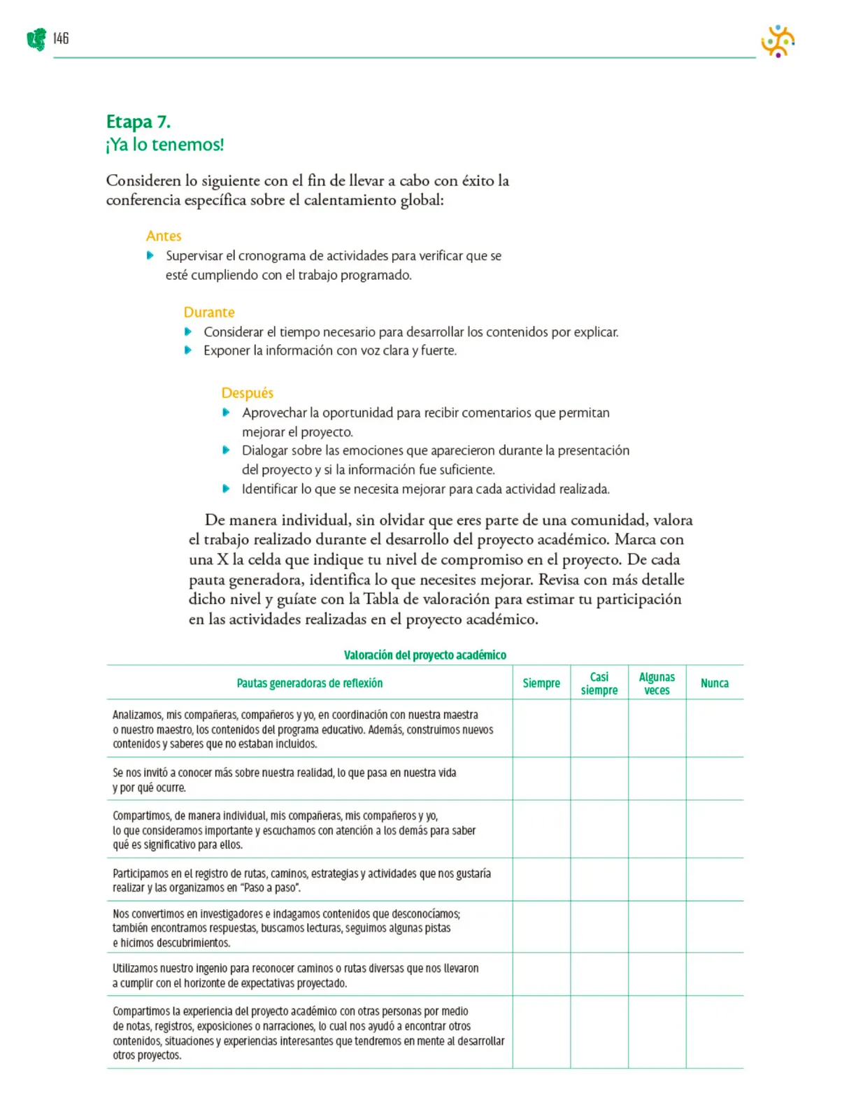 Miniatura página 147 de Colección Sk´asolil. Nuestro libro de Proyectos.  Tomo II.  Libro de Educación Telesecundaria Grado 2°  Ciclo Escolar 2025 - 2026