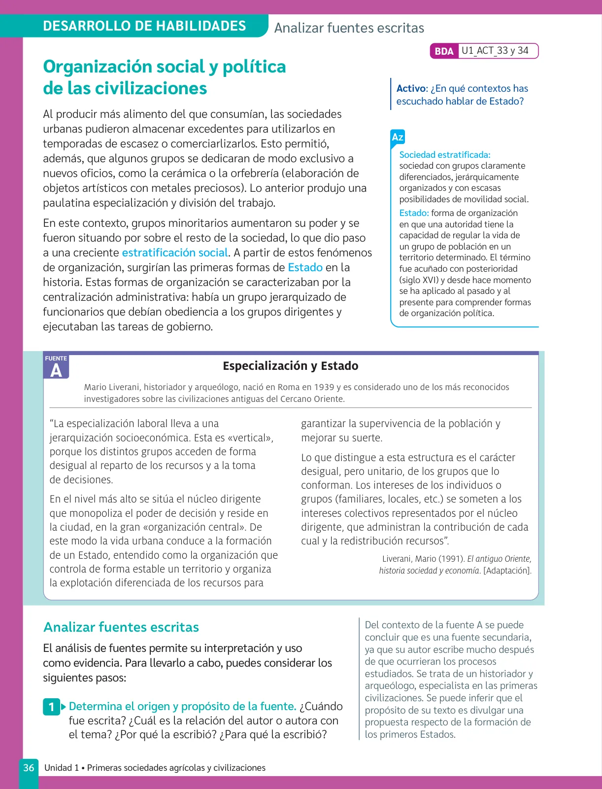 Miniatura página 38 de Historia, Geografía y Ciencias Sociales – Séptimo Básico | Texto del Estudiante MINEDUC – Descargar PDF · 2024