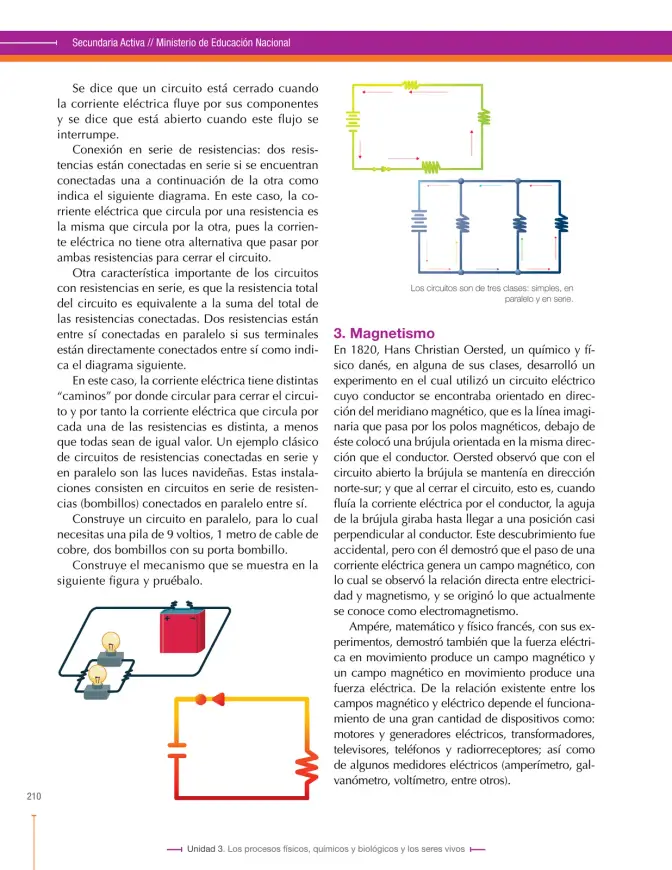Página 210 de Ciencias Naturales 8° · Secundaria Activa