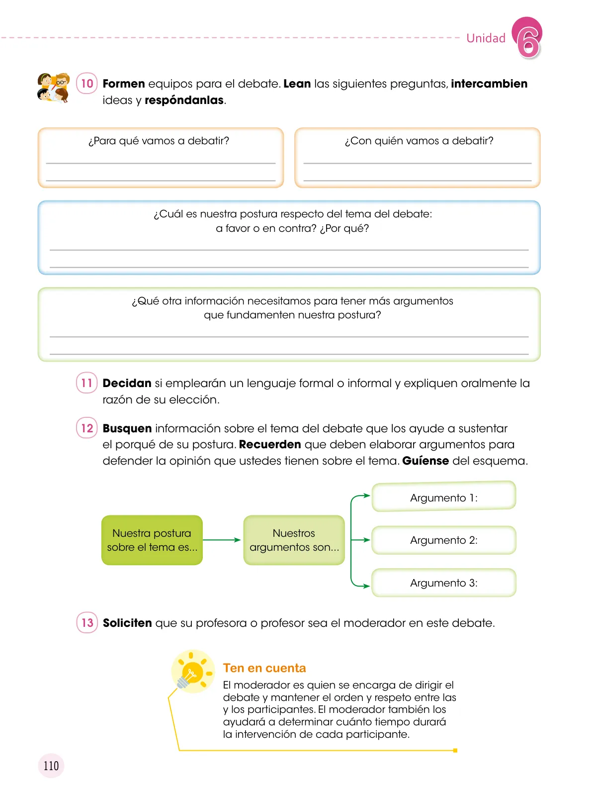 Miniatura página 111 de Comunicación 6 : cuaderno de trabajo para sexto grado de Educación Primaria 2019 · 2019