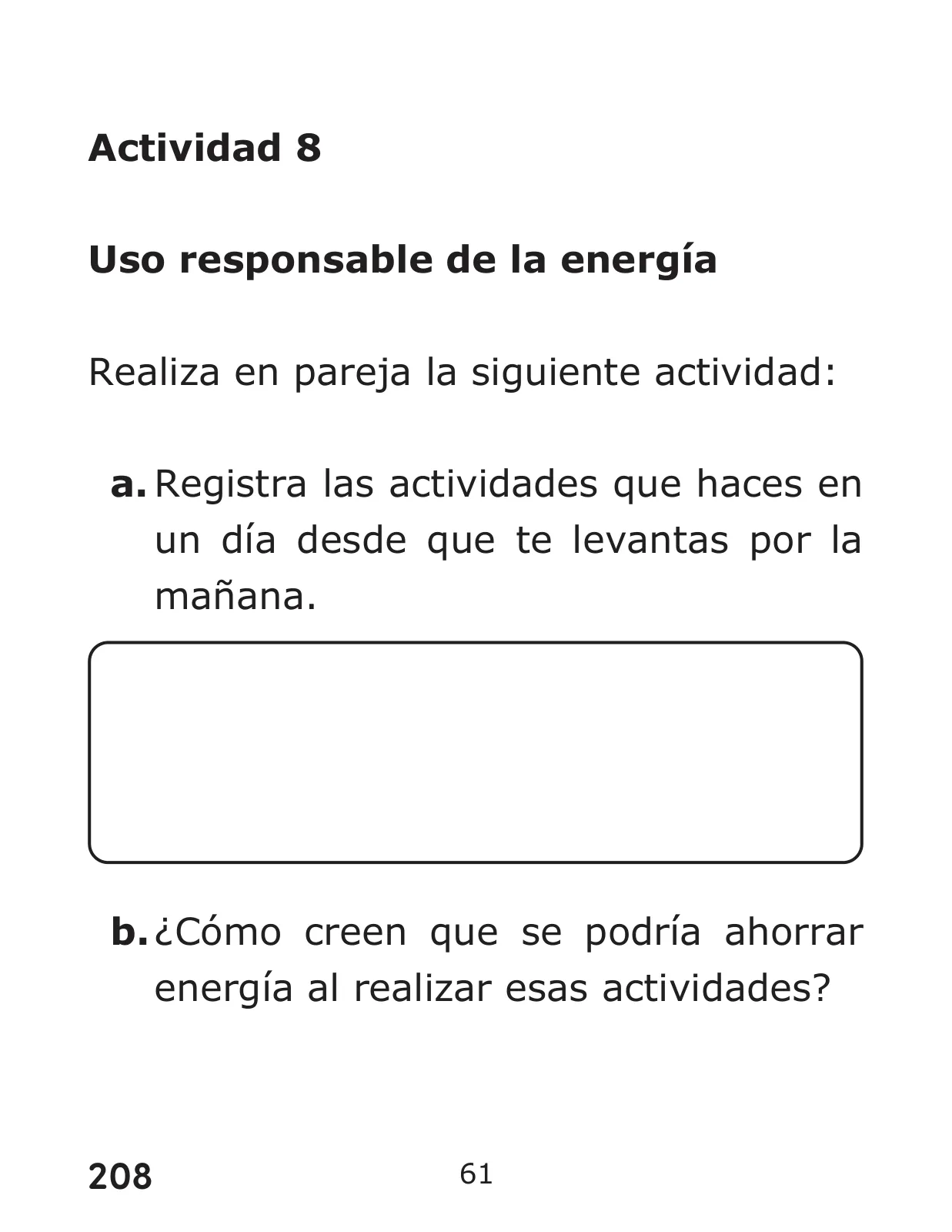 Página 208 de Libro de Ciencias Naturales – Quinto Básico | Texto del Estudiante MINEDUC – Descargar PDF · 2024