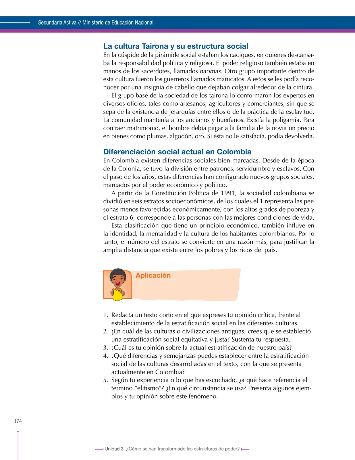 Miniatura página 174 de Ciencias Sociales 6° · Secundaria Activa