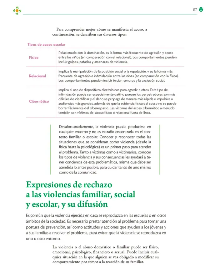 Página 218 de Colección Ximhai. Lenguajes. Libro de Educación Telesecundaria Grado 1° Ciclo Escolar 2025 - 2026