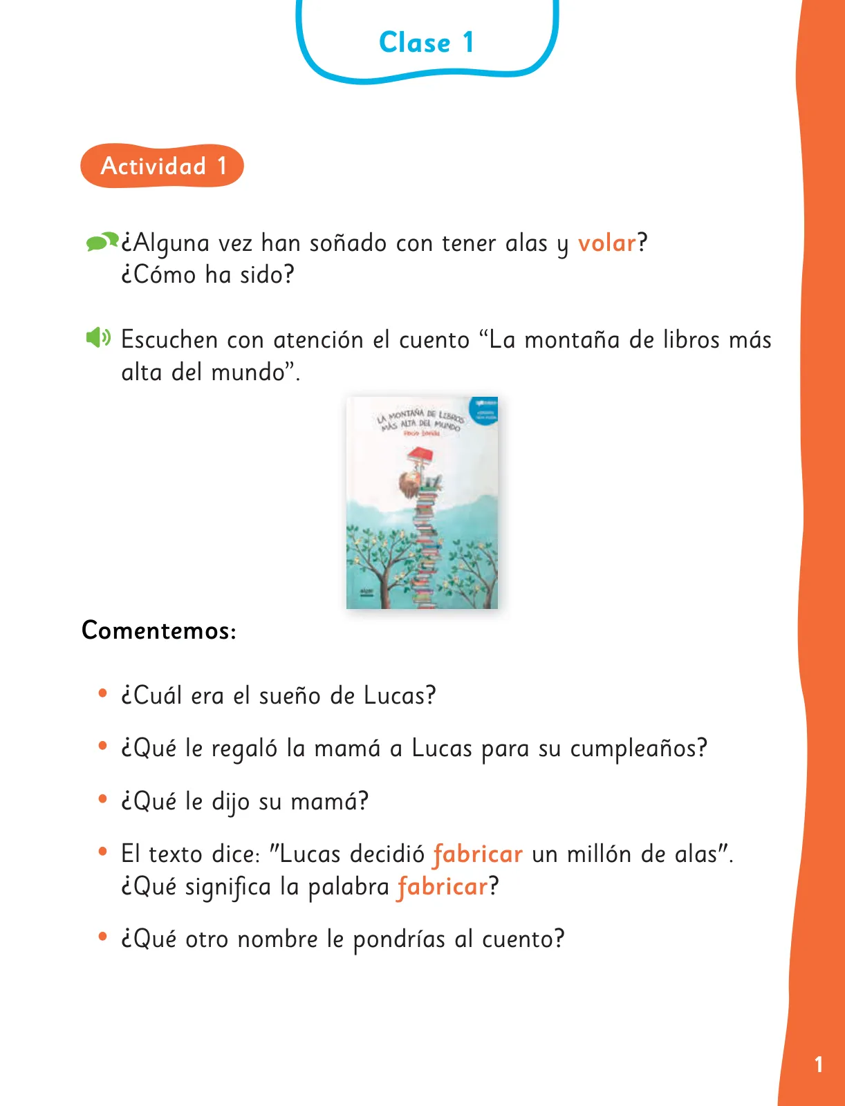 Página 4 de Lenguaje y Comunicación – Primero Básico | Texto del Estudiante MINEDUC – Descargar PDF · 2024