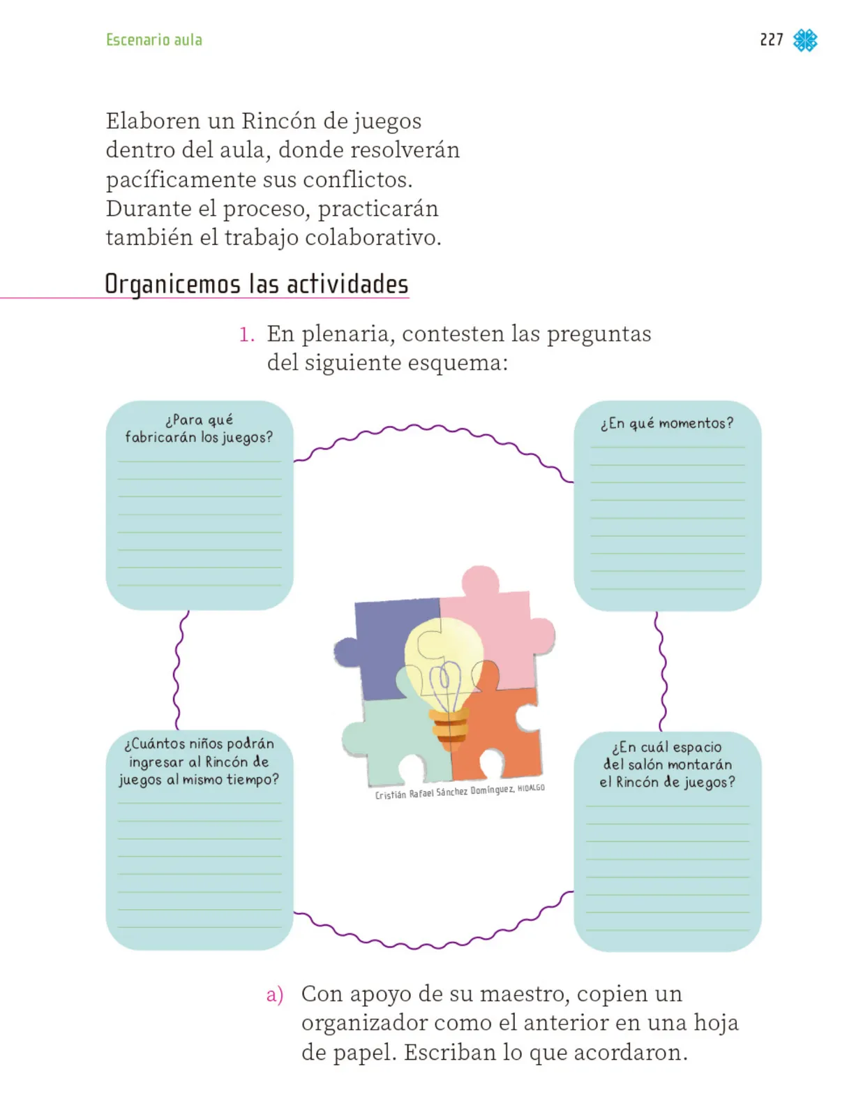Página 228 de Proyectos de Aula. Libro de Educación Primaria Grado 1° Ciclo Escolar 2025 - 2026
