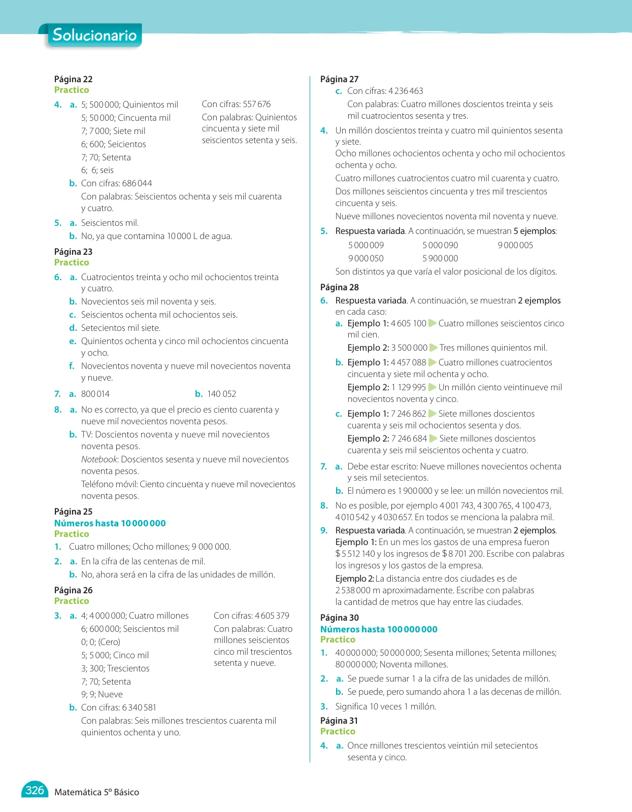 Página 282 de Matemática – Quinto Básico | Texto del Estudiante MINEDUC – Descargar PDF · 2024