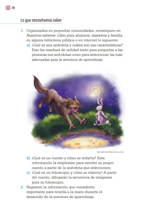 Página 89 de Proyectos Comunitarios. Libro de Educación Primaria Grado 4° Ciclo Escolar 2025 - 2026