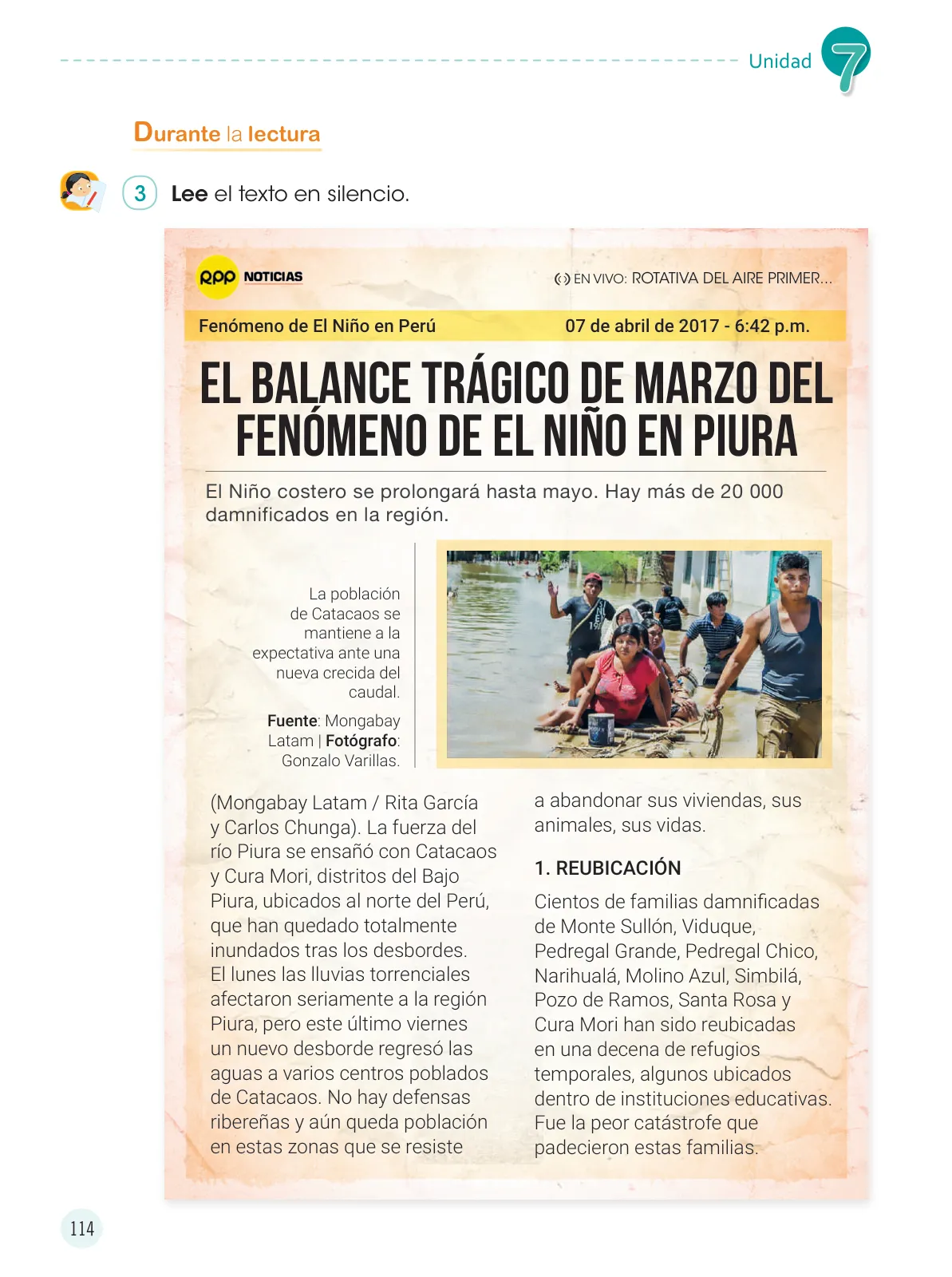 Miniatura página 116 de Comunicación 4 : cuaderno de trabajo para cuarto grado de Educación Primaria 2019 · 2019