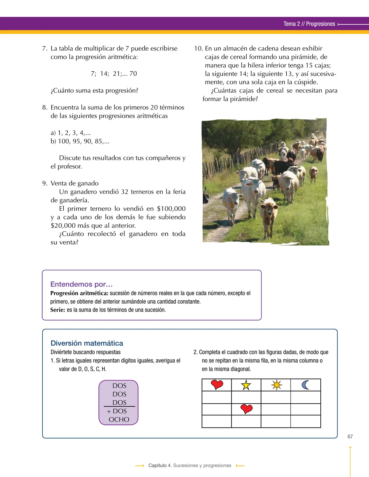 Miniatura página 67 de Matematica 9° · Secundaria Activa