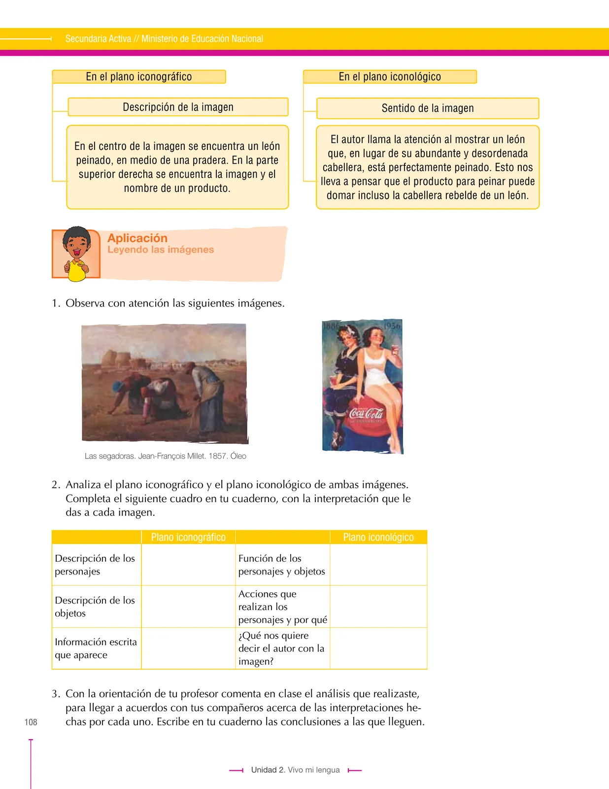 Miniatura página 108 de Lenguaje 6° · Secundaria Activa