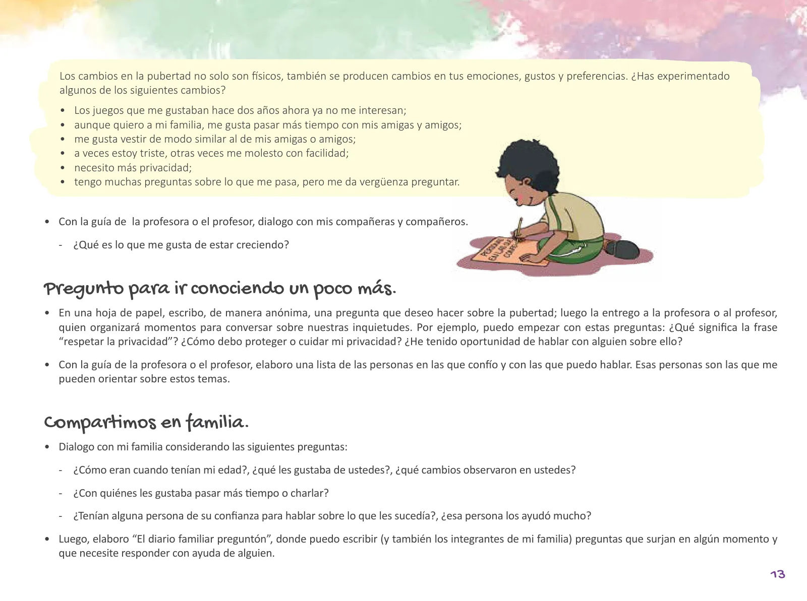 Miniatura página 15 de Cuadernillo de Tutoría 5 : quinto grado de Educación Primaria · 2021