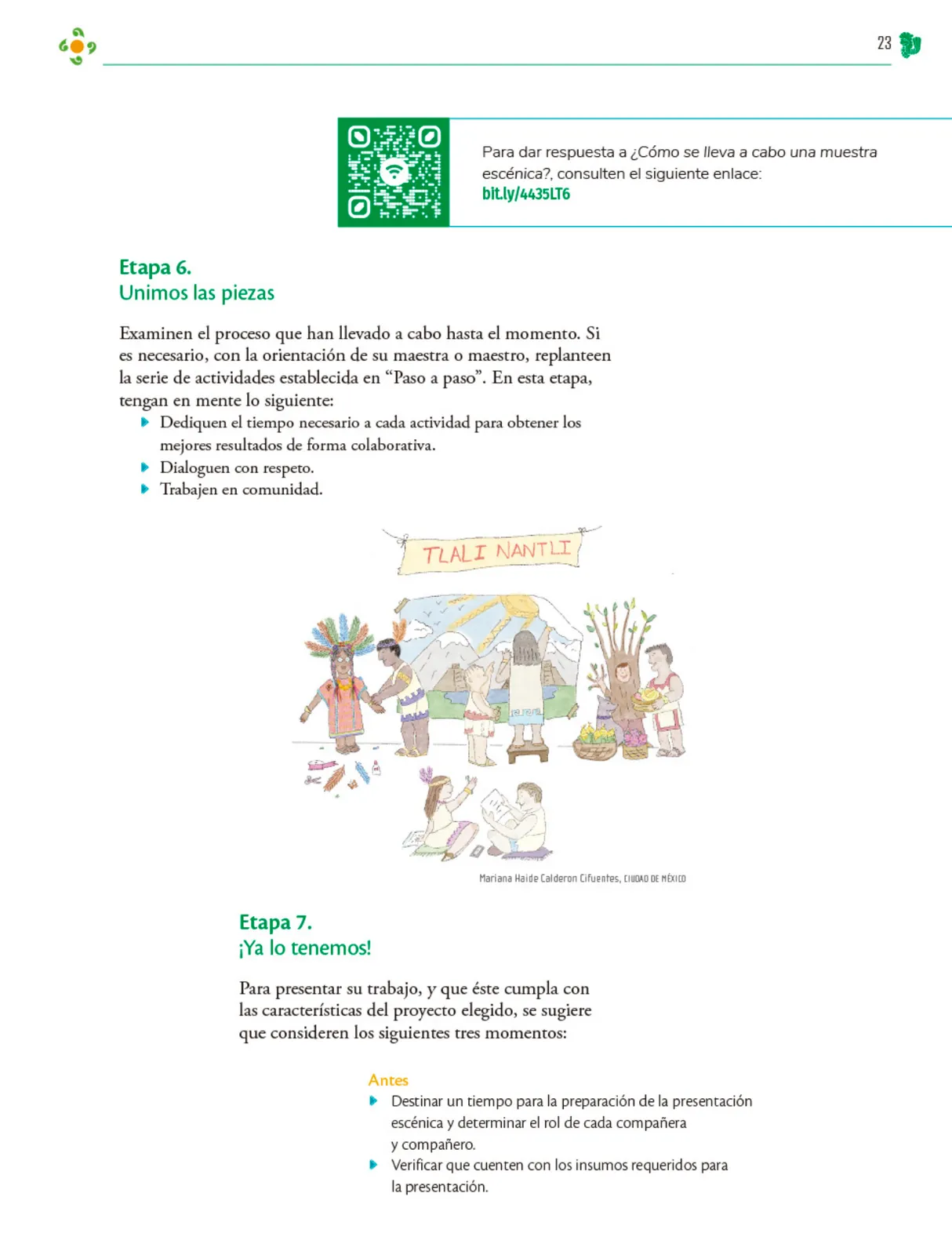 Miniatura página 24 de Colección Sk´asolil. Nuestro libro de Proyectos.  Tomo II.  Libro de Educación Telesecundaria Grado 2°  Ciclo Escolar 2025 - 2026