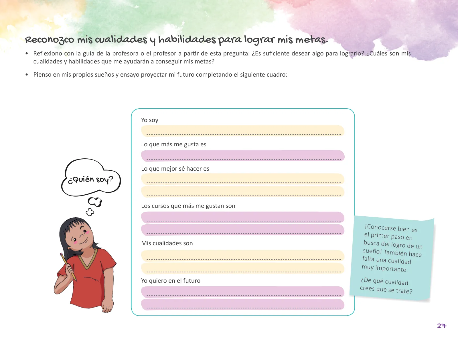 Miniatura página 29 de Cuadernillo de Tutoría Sexto Grado Educación Primaria 2019 · 2019
