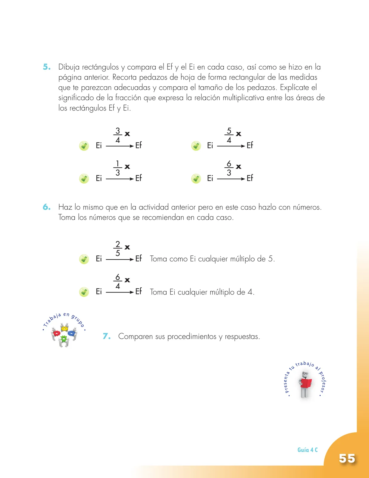 Página 55 de Matematica 5° · Cartilla 01