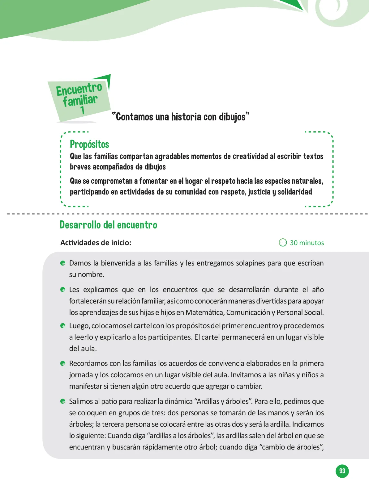 Página 95 de Guía para el trabajo docente con las familias del ciclo V de Primaria · 2016