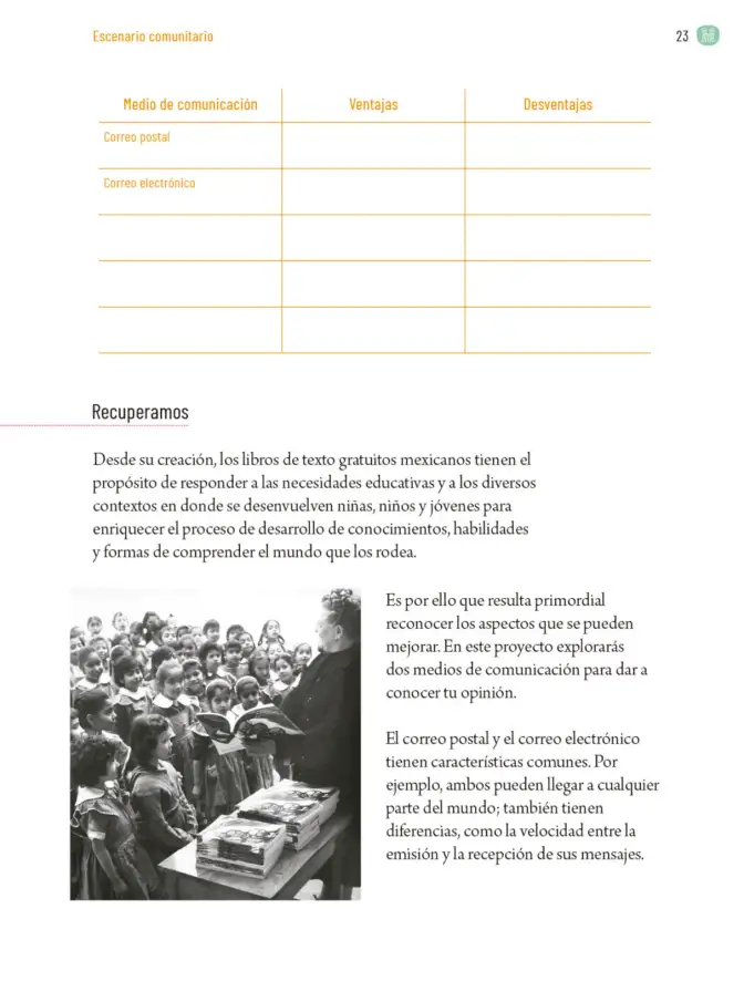 Página 26 de Proyectos Comunitarios. Libro de Educación Primaria Grado 5° Ciclo Escolar 2025 - 2026
