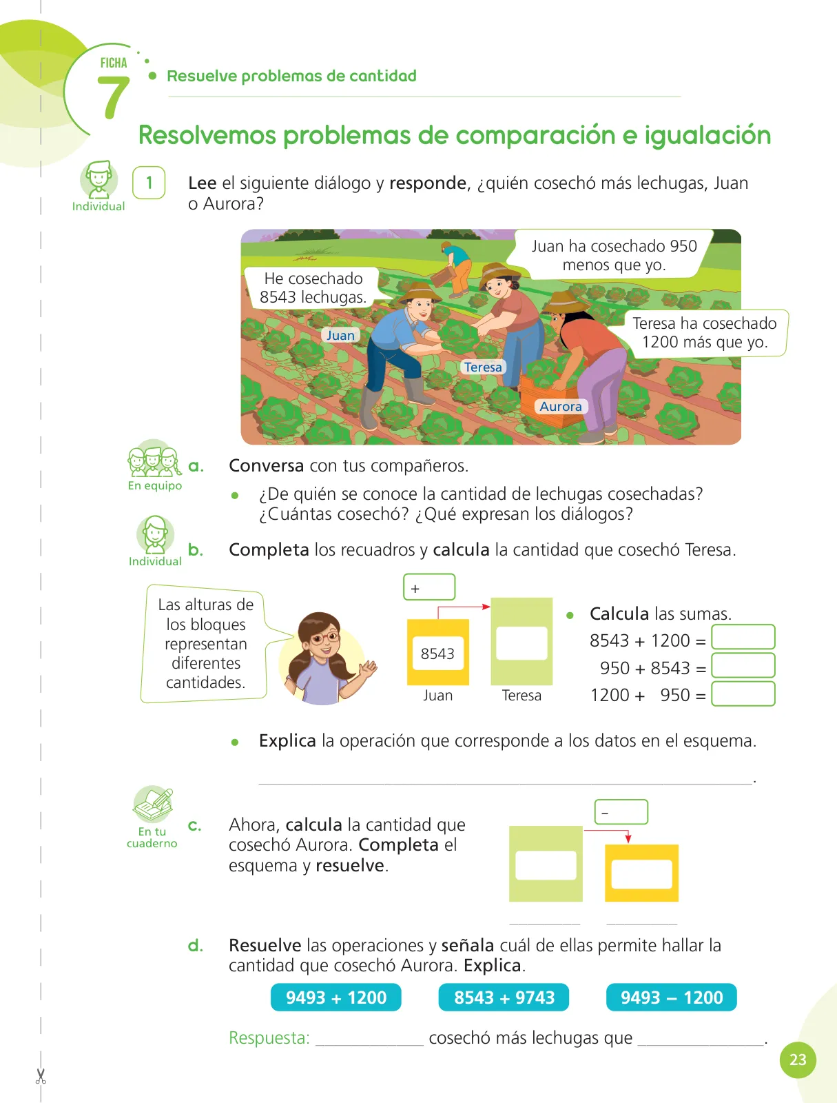 Miniatura página 25 de Cuadernillo de Matemática 5, quinto grado de Primaria ﻿ · 2023