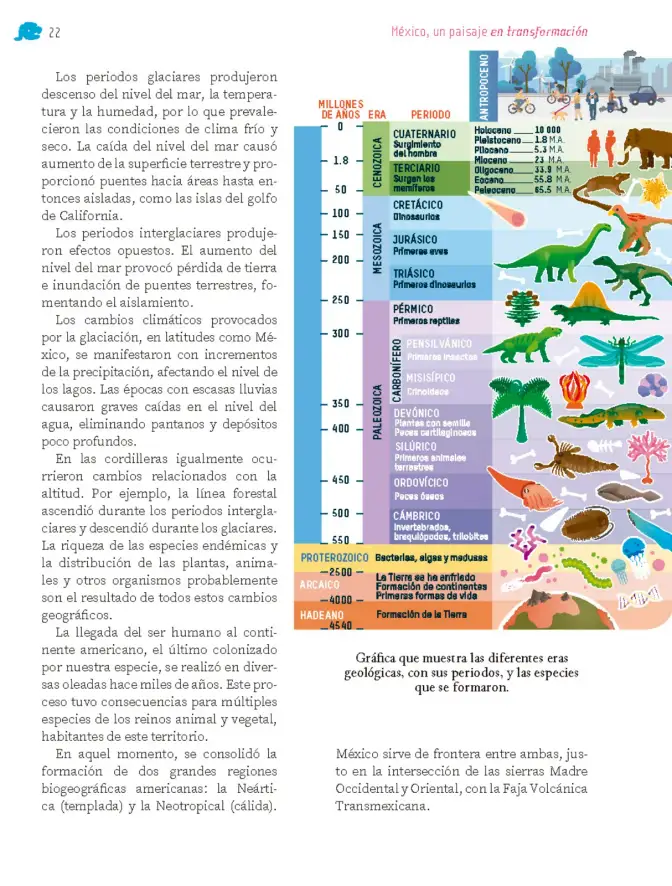 Página 23 de Nuestros saberes: México, grandeza y diversidad. Libro de Educación Primaria Grado 4° Ciclo Escolar 2025 - 2026