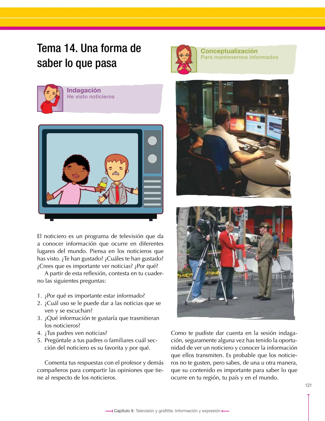 Página 121 de Lenguaje 7° · Secundaria Activa